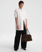 Full Charm Bowling Bag Large Chocolate with Amber