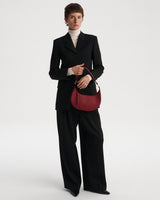 Baguette Burgundy Flounce