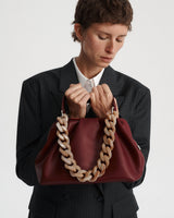Cloud Large Burgundy with Marble Chain