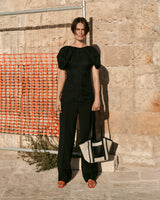 Mini Canvas Shopper Black