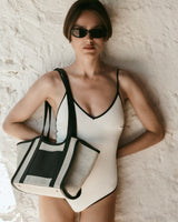 Mini Canvas Shopper Black