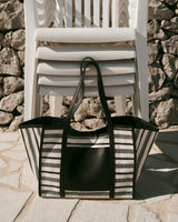 Canvas & Raffia Shopper