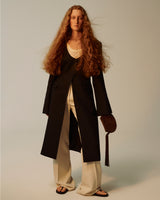 Croc-Effect Suede Beauty Pouch