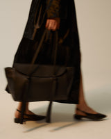 Leather Slingback Black