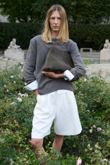 Kate Oversize Clutch Olive Green