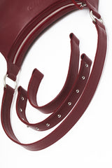 Baguette Burgundy Flounce