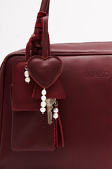 Full Charm Bowling Large Burgundy