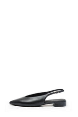 Leather Slingback Black