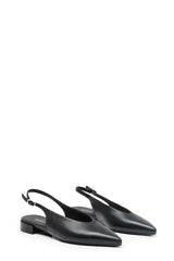 Leather Slingback Black