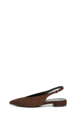 Leather Slingback Chocolate