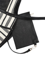 Canvas & Raffia Shopper