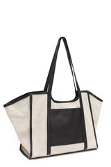 Canvas Shopper Black