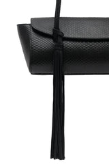 Leather Tassel Black