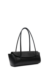 Snake-Effect Gondola Bag