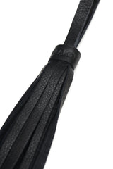 Leather Tassel Black