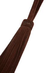 Suede Chocolate Tassel