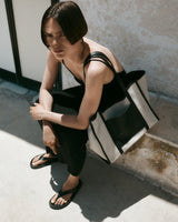 Canvas Shopper Black