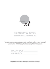 VOUCHER / KARTA PODARUNKOWA