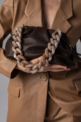 Cloud Large Brown with Marble Chain