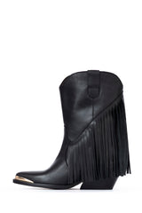 Ash Fringed Boots