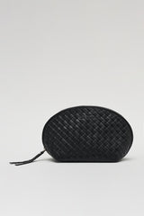 Woven Leather Pouch