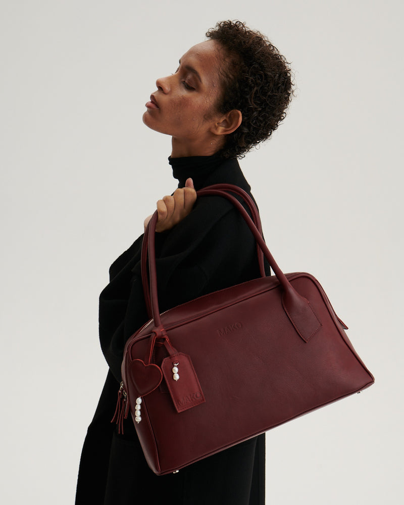 Bowling Bag Large Burgundy PRE-ORDER