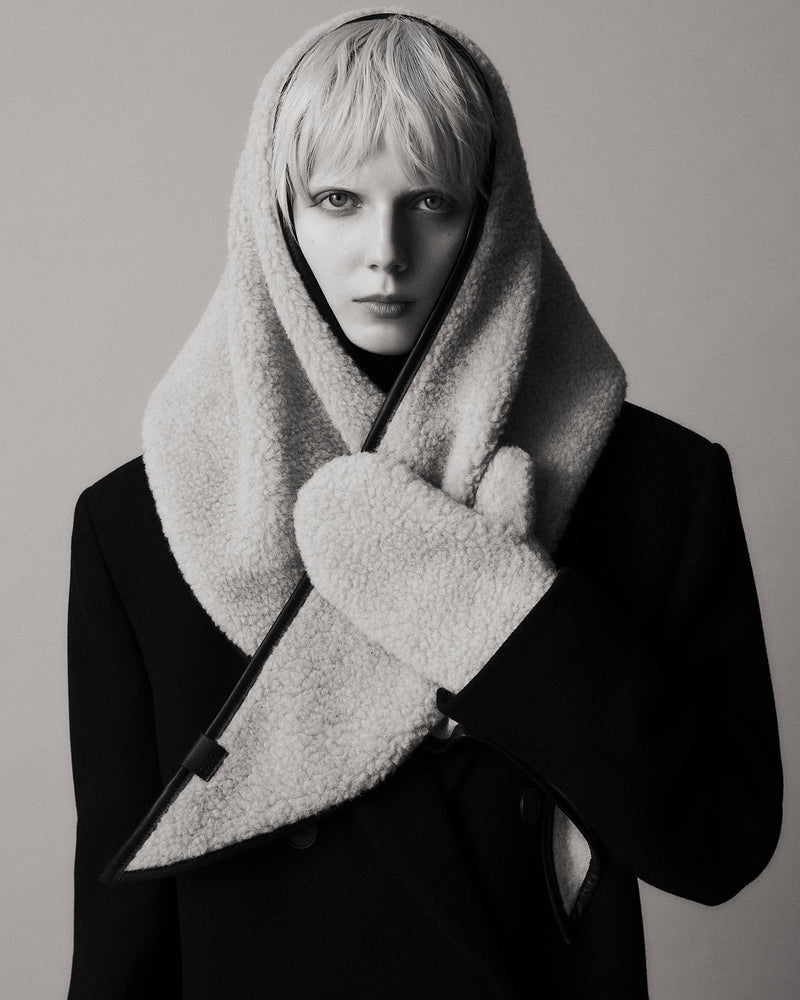 Teddy Headscarf Beige