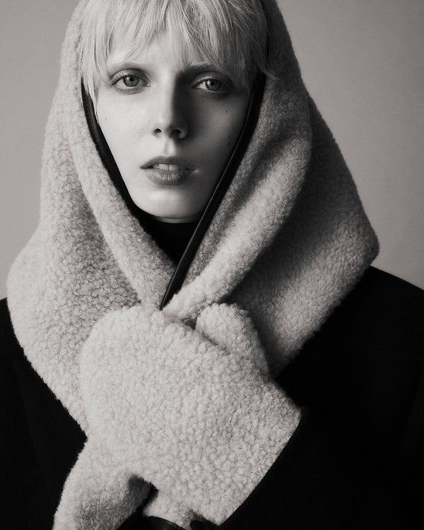 Teddy Headscarf Beige