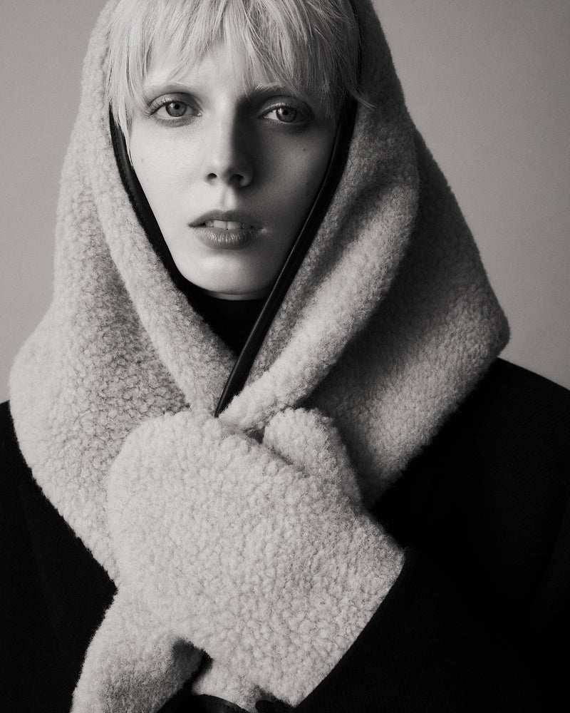 Teddy Headscarf Beige