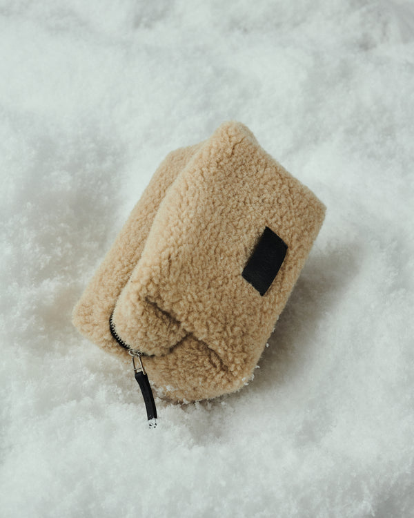 Teddy Pouch Beige