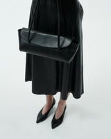 Snake-Effect Gondola Bag