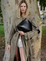 Kate Oversize Clutch Glossy Black