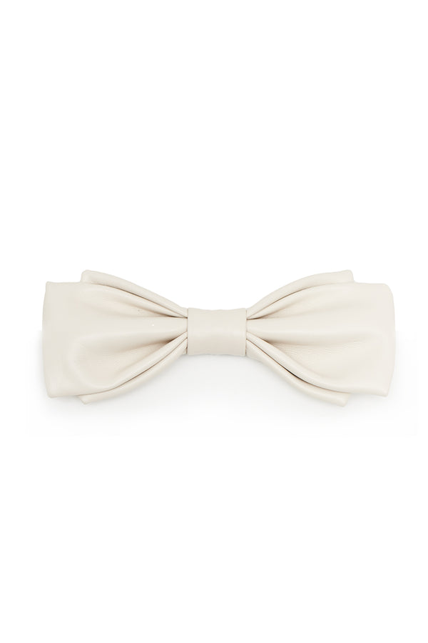 Cream Bow Pin