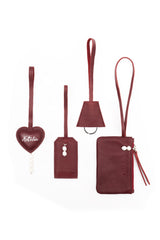 Tag Charm Burgundy PERSONALIZED