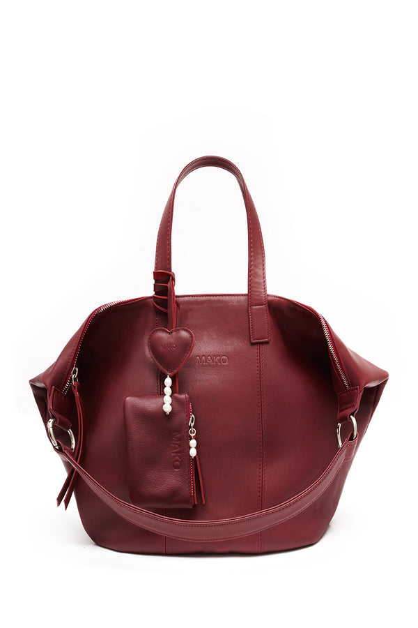 Full Charm Hobo Burgundy