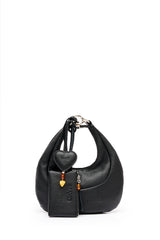 Purse Charm Black with Amber