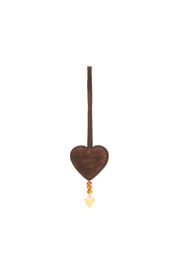 Heart Charm Chocolate with Amber