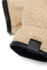 Teddy Gloves Beige