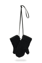 Teddy Gloves Black
