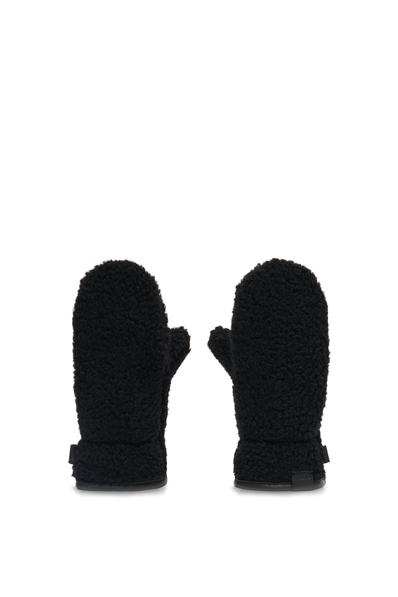 Teddy Gloves Black