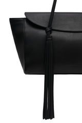 Leather Tassel Black