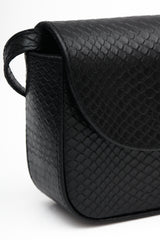 Snake-Efect Mini Gondola Bag