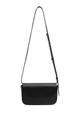 Snake-Efect Mini Gondola Bag