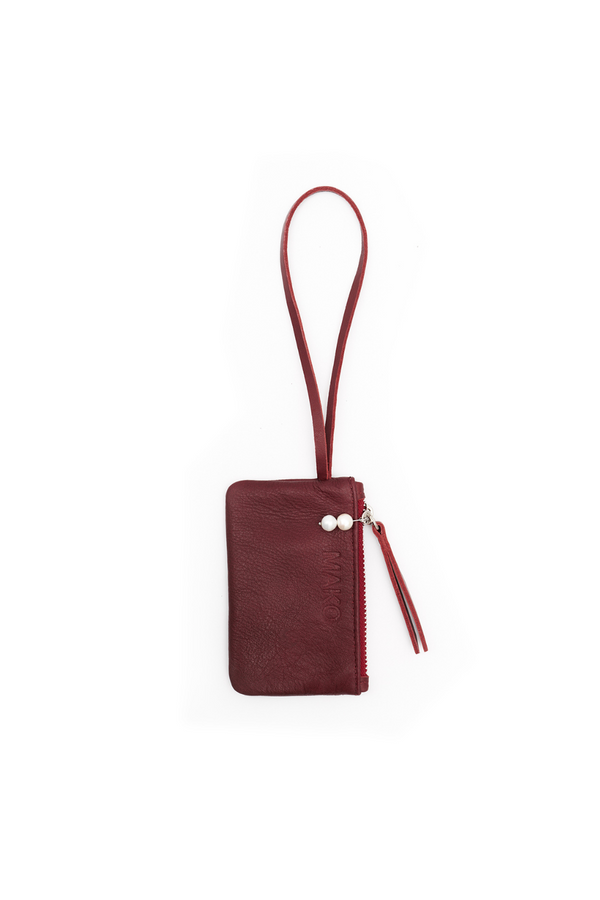 Purse Charm Burgundy