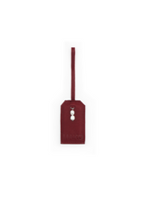 Tag Charm Burgundy PERSONALIZED