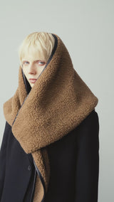 Teddy Headscarf Caramel