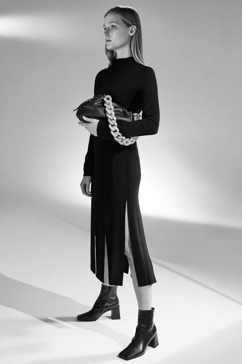 Roisin Aligator Black